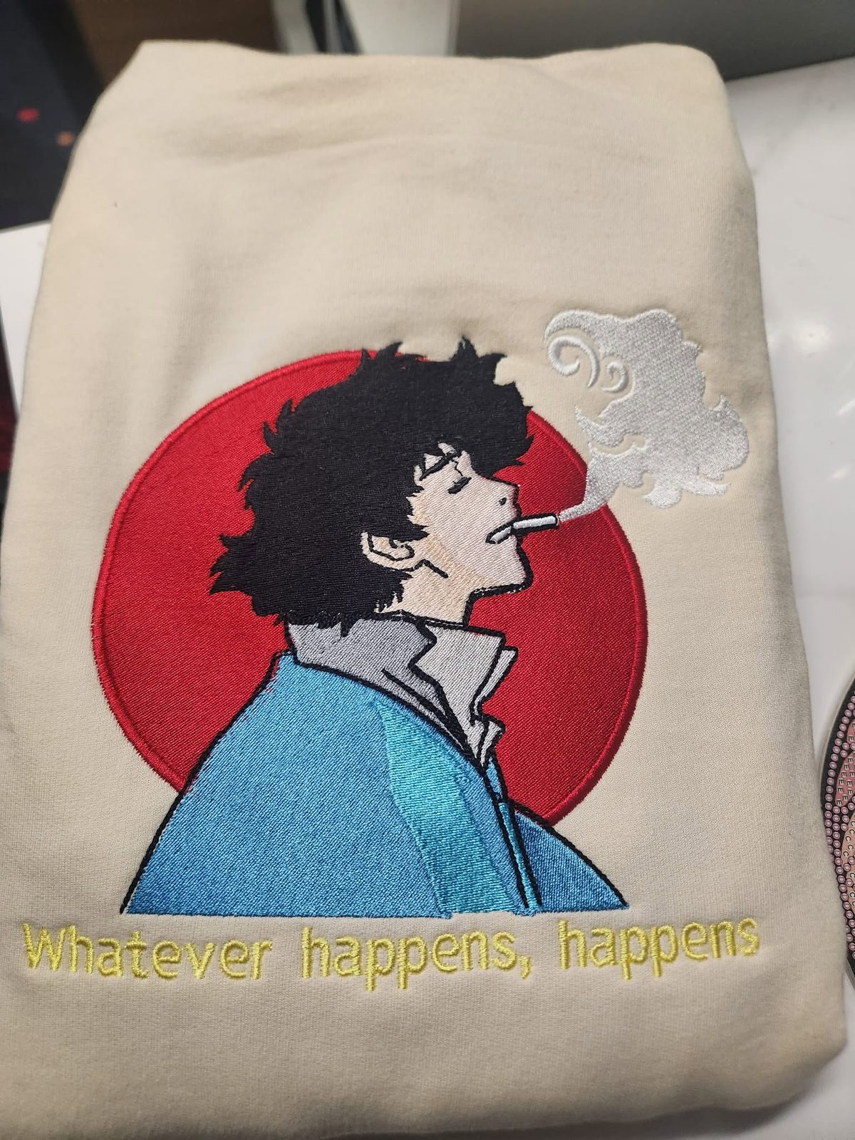 Cowboy Bebop tribute embroidery