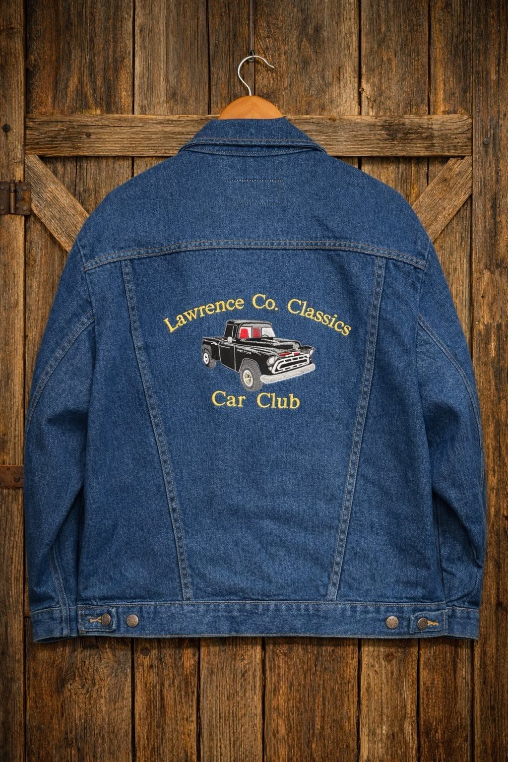 Lawrence Co Classics Car Club vintage truck jacket