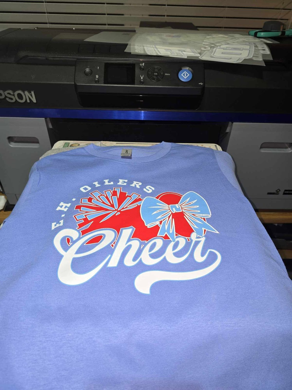 East Houston Oilers Cheer vector print